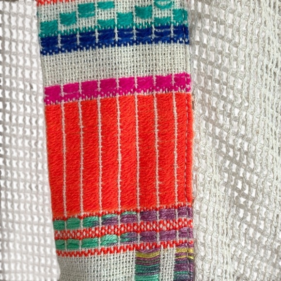 Free People Bonita Trim Crochet Kimono Embroidered - Picture 5 of 12